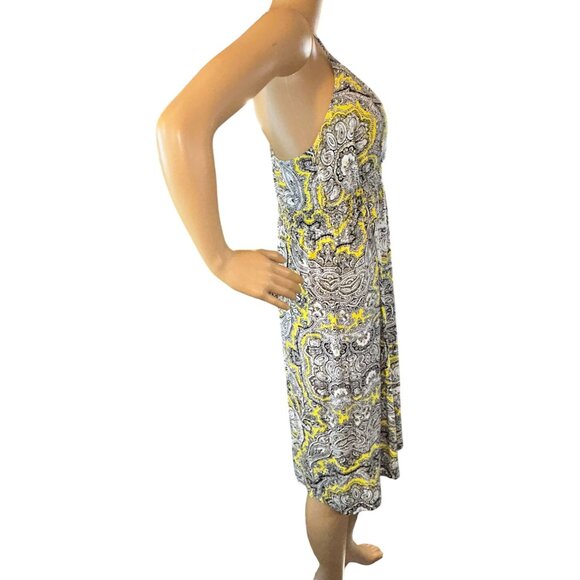 International Concepts Womens Paisley Print Handkerchief Dress Size L Boho Lagen - Picture 4 of 10